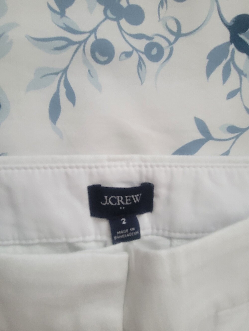 J. Crew White Women's Cotton Chino Bermuda Shorts - Picture 2 of 8
